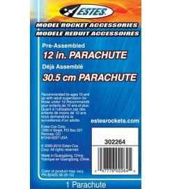 Plastic parachute Estes 30 cm (12”)