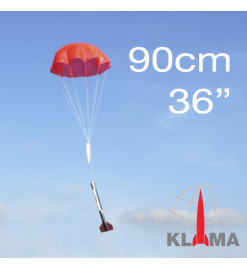 Nylon parachute for model rockets - Diameter 90 cm (36")