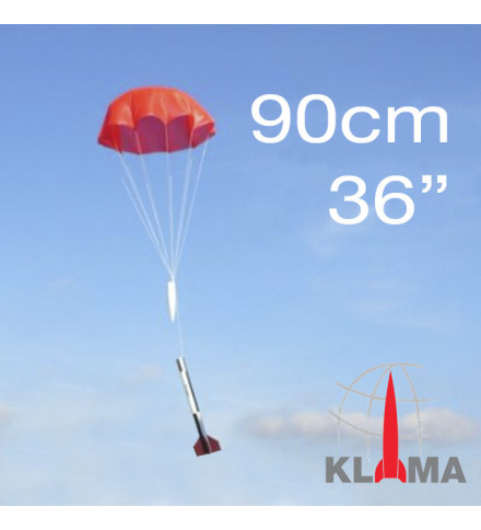 Nylon parachute for model rockets - Diameter 90 cm (36")